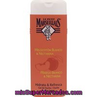 Gel De Ducha De Melocotón Blanco Y Nectarina (hidrata Y Refresca) Le Petit Marseiliais 400 Mililitros