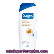 Gel De Ducha Dermo Natural Para Piel Seca Sanex 600 Ml.