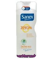 Gel De Ducha Zero% Piel Seca Sanex 600 Ml.