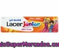 Gel Dental Con Flúor Y Calcio , Sabor A Fresa Lacer Junior , 75 Mililitros
