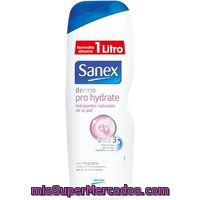 Gel Dermo Prohydrate Sanex, Bote 1 Litro