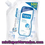 Gel Dermo Protector Envase Ahorro Recambio Para Piel Normal Sanex 500 Ml.