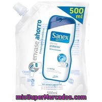 Gel Dermo Protector Sanex, Recambio 500 Ml