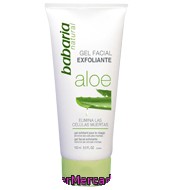 Gel Facial Exfoliante Con Aloe Vera Babaria 150 Ml.