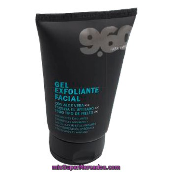 Gel Facial Exfoliante Hombre, 9.60, Tubo 100 Cc