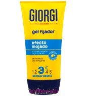 Gel Fijador 'efecto Mojado' Extrafuerte Giorgi 150 Ml.