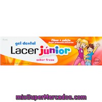 Gel Junior De Fresa Lacer, Tubo 75 Ml