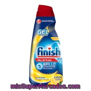 Gel Lavavajillas Máquina Todo En 1 Limón Finish 900 Ml.