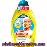 Gel Limpiador Multiusos Limón Fresco Don Limpio 885 Ml.