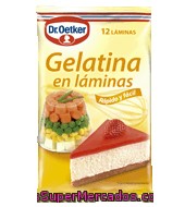 Gelatina
            Dr.oetker Laminas 20 Grs