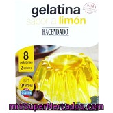 Gelatina Polvo Limon (8 Raciones), Hacendado, Caja 170 G