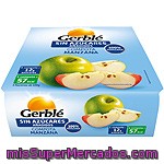 Gerble Compota De Manzana Sin Azúcares Añadidos Pack 4 Unidades X 100 G
