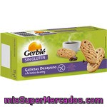 Gerble Sin Gluten Galletas De Desayuno A La Harina De Arroz Sin Lactosa 4 Bolsitas Individuales Caja 200 G