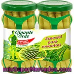 Gigante Verde Esparragos Verdes Especiales Para Revuelto Pack 2 Frasco 110 G Neto Escurrido