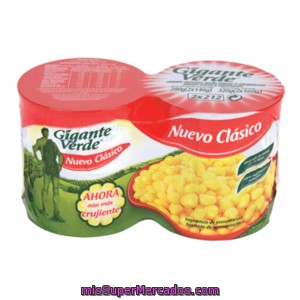 Gigante Verde Maiz Clasico Bipack Lata 280gr