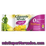 Gigante Verde Maíz Dulce En Grano Ligero 0% Pack 3 Latas 140 G Neto Escurrido