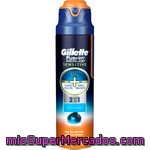 Gillette Fusion Proglide Sensitive Gel De Afeitar 2 En 1 Ocean Breeze Cuidado De La Piel Y Crema Hidratante Spray 170 Ml