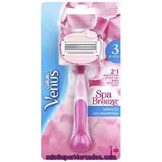 Gillette Venus Breeze Recambio De Maquinilla Depilatoria 2 En 1 Spa Blister 4 Unidades