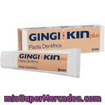 Gingi-kin Plus Pasta Dentífrica Antiséptica Con Flúor Apta Para Reforzar Las Encías Sensibles Tubo 125 Ml