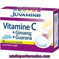 Ginseng Con Guarana En Comprimidos Juvamine, Caja 30 Unid.