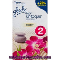 Glade Brise Un Toque Ambientador Relax Zen Recambio 2 Unidades