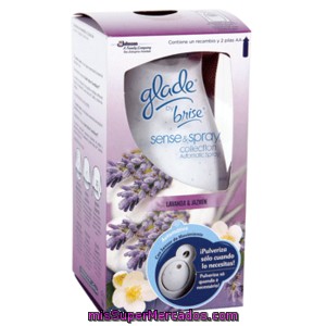 Glade By Brise Ambientador Sense&spray Lavanda Aparato 1 Ud