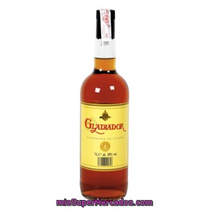 Gladiador Bebida Espirituosa De Brandy Botella 1 Lt