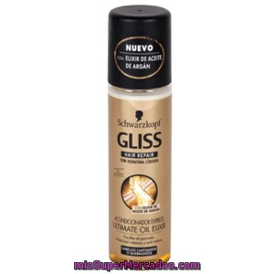 Gliss Acondicionador Express Oil Elixir Botella 200 Ml