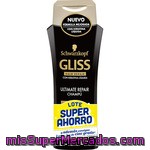 Gliss Champú Ultimate Repair Con Keratina Líquida Pack 2 Frasco 250 Ml