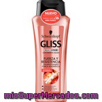 Gliss Hair Repair Champú Fuerza Y Resistencia Con Keratina Líquida E Infusión De Tri-proteína Frasco 250 Ml Para Cabello Débil Y Sin Vitalidad