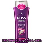 Gliss Hair Repair Champú Hialurón + Rellenador Con Keratina Líquida Regeneración Intensiva Frasco 250 Ml Para Cabello Seco Frágil O Con Poca Densidad