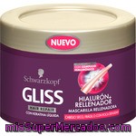 Gliss Hair Repair Mascarilla Hyalurón Rellenadora Con Keratina Líquida Para Cabello Seco Tarro 200 Ml