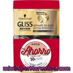 Gliss Mascarilla Ultimate Oil Elixir Restructurante Pack 2 Tarro 200 Ml