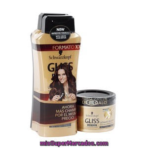 Gliss Ultimate Oil Elixir 2 Champús + 1 Mascarilla Pack 1 Ud