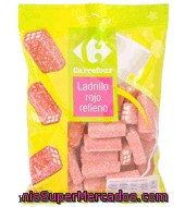 Gominolas De Ladrillo Rojo Con Relleno Blanco Y Pica Pica Carrefour 200 G.