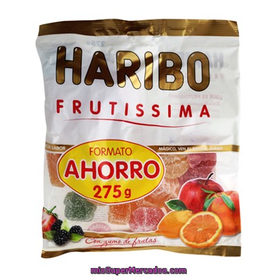 Gominolas Frutissima Haribo 275 G.