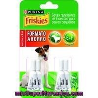 Gotas Repelente Perro Pequeño Friskies, Pack 4 Unid.