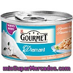 Gourmet Diamant Sabores Del Océano Alimento Para Gato Con Salmón Lata 85 G