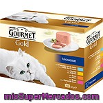 Gourmet Gold Mousse Para Gato Selección De Mousses Caja 12 Unidades 85 G