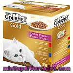 Gourmet Gold Para Gato Selección De Bocaditos Y Filetitos Caja 8 Unidades Lata 85 G