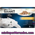 Gourmet Perle Para Gato Finas Láminas En Salsa De Carne 4 Unidades Bolsa 85 G