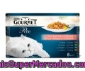 Gourmet Perle Para Gato Selección De Filetitos De Carne En Gelatina 4 Unidades Bolsa 85 G