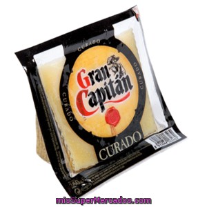 Gran Capitan Queso Curado Cuña Envase 250 Gr