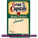 Gran Capitan Queso Semicurado 10 Lonchas Bandeja 200 G