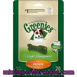 Greenies Snack Dental Para Perros De 7 A 11 Kg 20 Unidades Envase 340 G