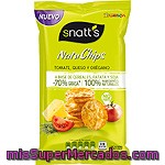 Grefusa Snatt's Natuchips Tomate, Queso Y Orégano A Base De Cereales, Patata Y Soja 100% Naturales Envase 85 G