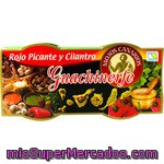 Guachinerfe Mojo Rojo Picante Y Cilantro Pack 2 Frasco 125 G