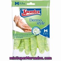 Guante Dermo Style Talla Mediana Spontex, Pack 1 Par