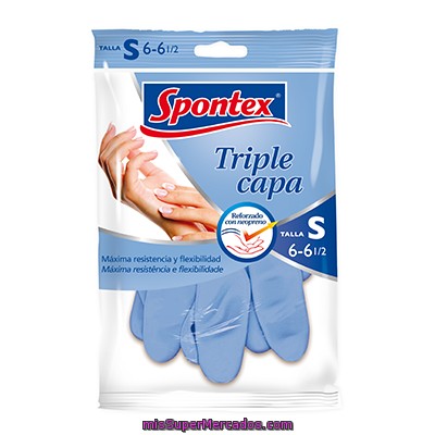 Guante Triple Capa Talla Pequeña Spontex, Paquete 1 Par