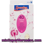 Guantes Finos Tamaño Mediano 7-7 1/2 Spontex 40 Unidades